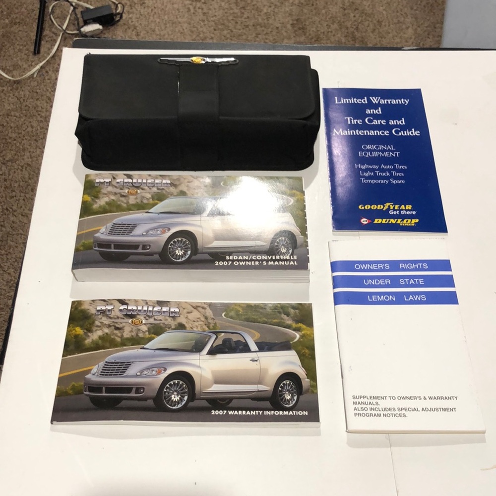 2007 Chrysler PT Cruiser owners manual packet
